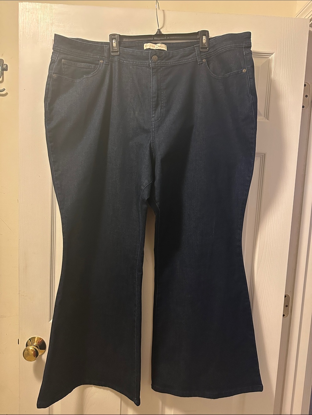 Women’s Plus Size EST. 1946 Denim Super Hi-Rise Dark Denim Flare Jeans Size 28W